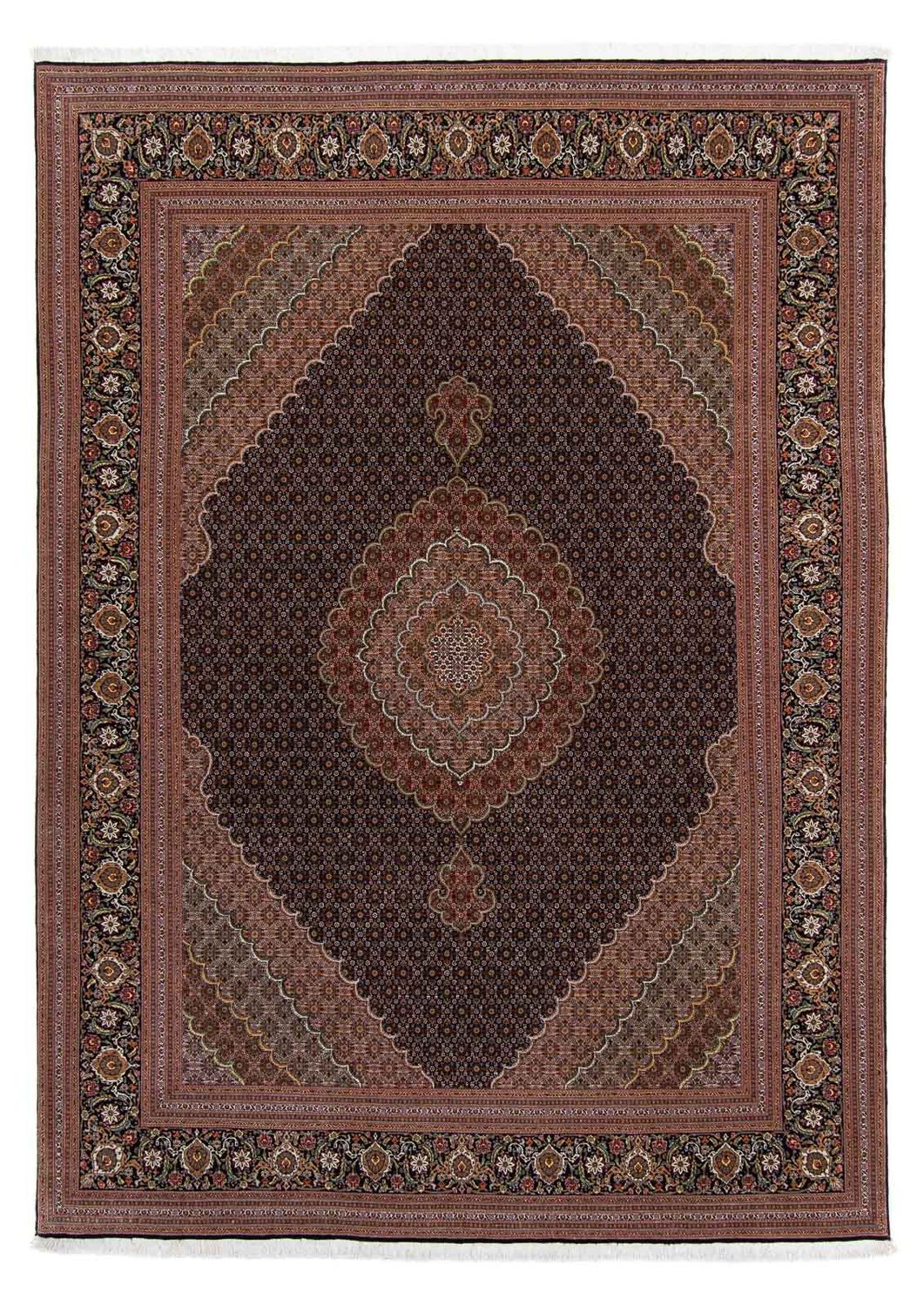 Alfombra persa - Tabriz - 353 x 255 cm - marrón