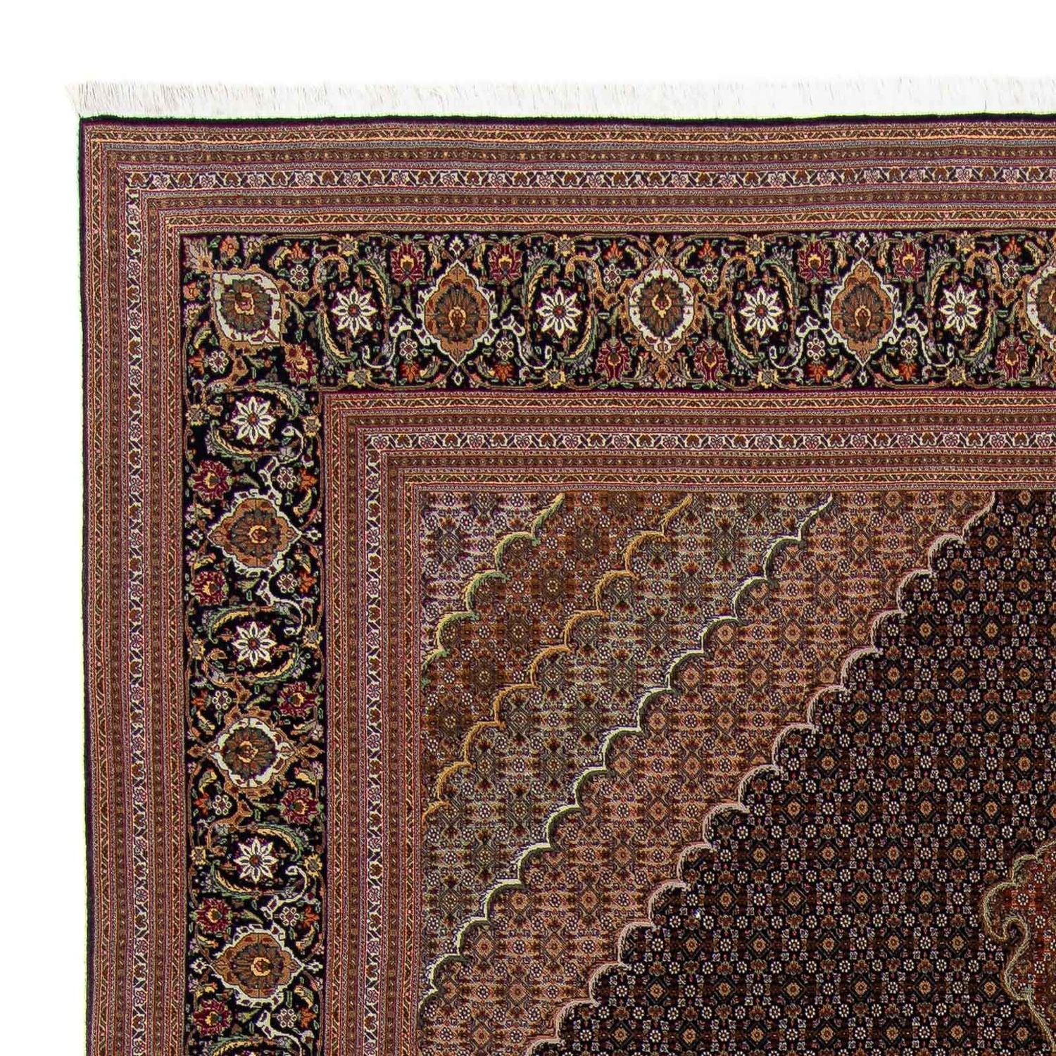 Alfombra persa - Tabriz - 353 x 255 cm - marrón