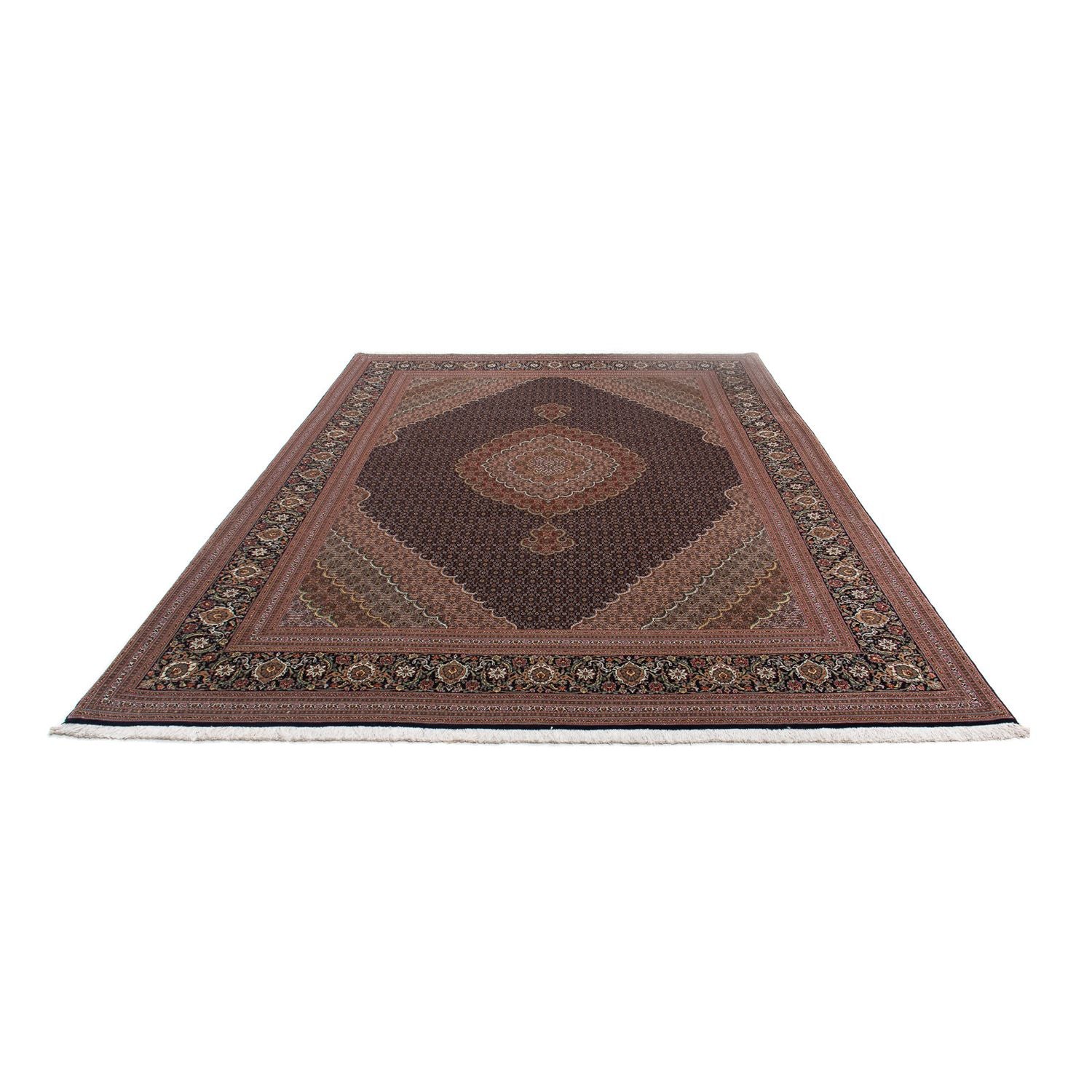 Alfombra persa - Tabriz - 353 x 255 cm - marrón