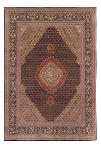 Alfombra persa - Tabriz - 370 x 250 cm - marrón
