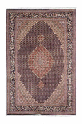 Alfombra Persa - Tabriz - Real - 315 x 204 cm - azul oscuro