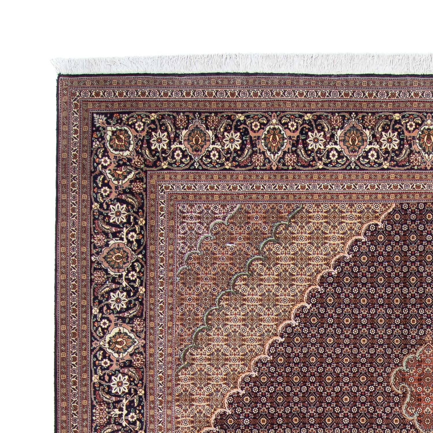 Alfombra Persa - Tabriz - Real - 315 x 204 cm - azul oscuro