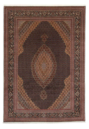 Alfombra persa - Tabriz - 348 x 252 cm - marrón