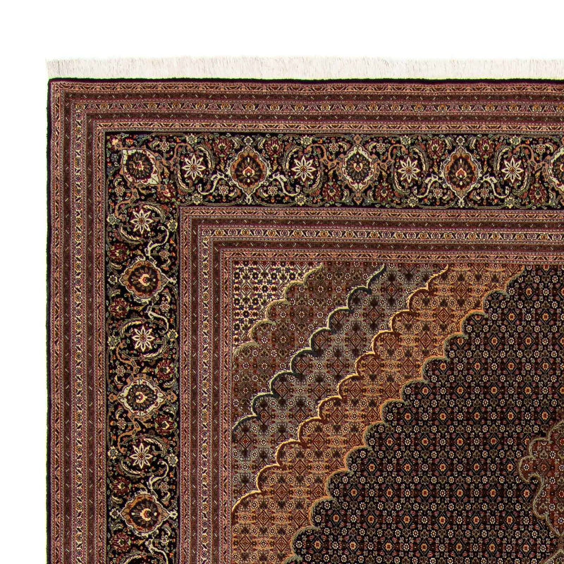 Alfombra persa - Tabriz - 348 x 252 cm - marrón