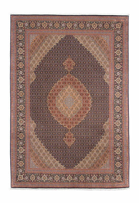 Alfombra persa - Tabriz - 297 x 205 cm - azul oscuro