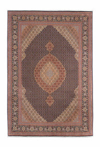 Alfombra persa - Tabriz - 297 x 205 cm - azul oscuro