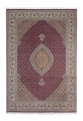 Alfombra persa - Tabriz - 302 x 203 cm - rojo