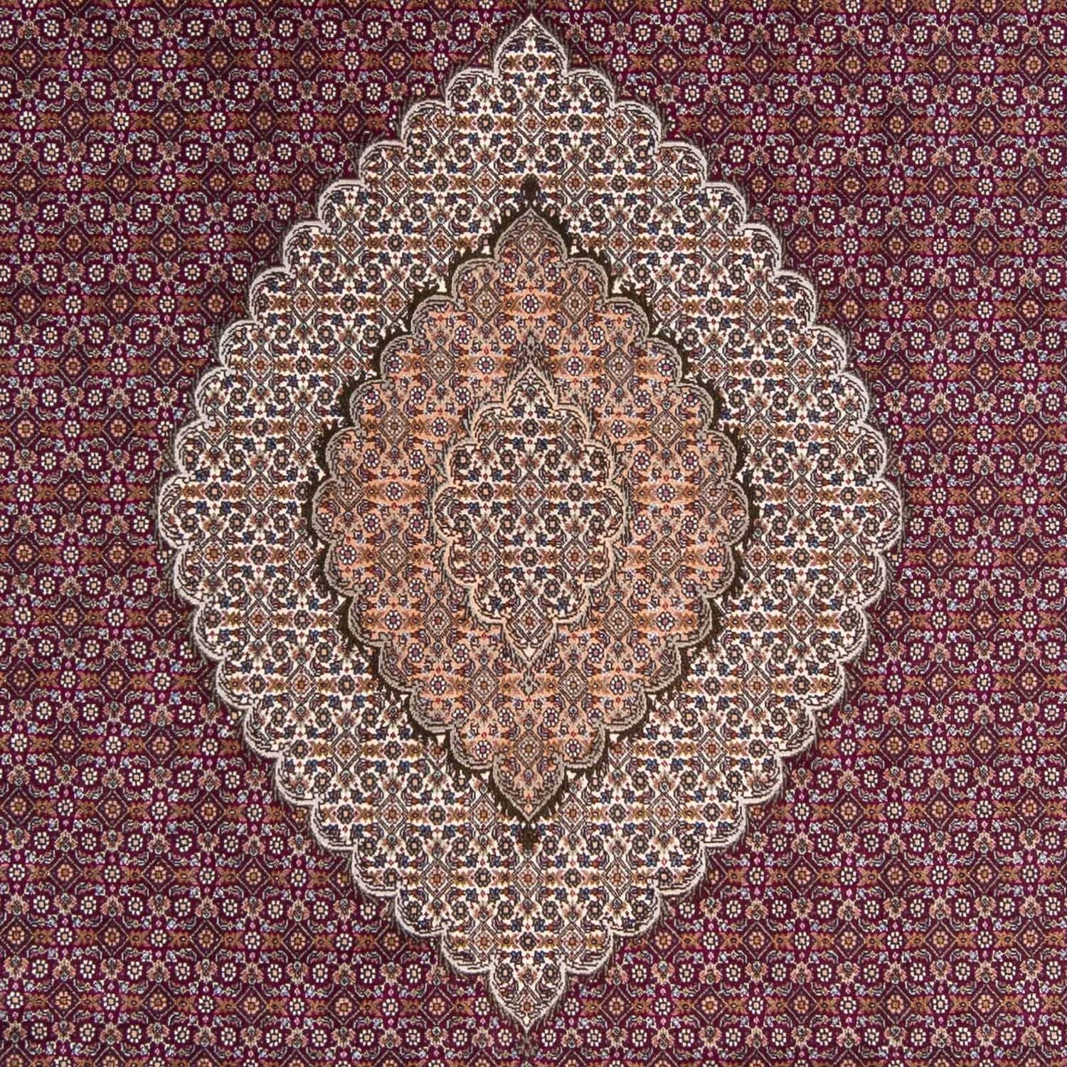 Alfombra persa - Tabriz - 302 x 203 cm - rojo