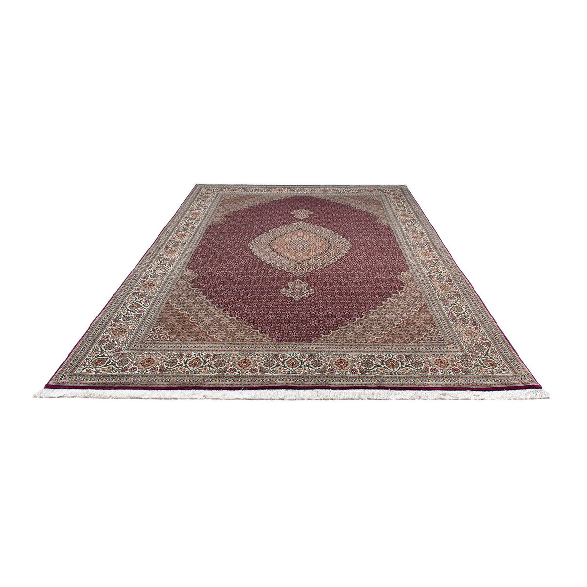 Alfombra persa - Tabriz - 302 x 203 cm - rojo
