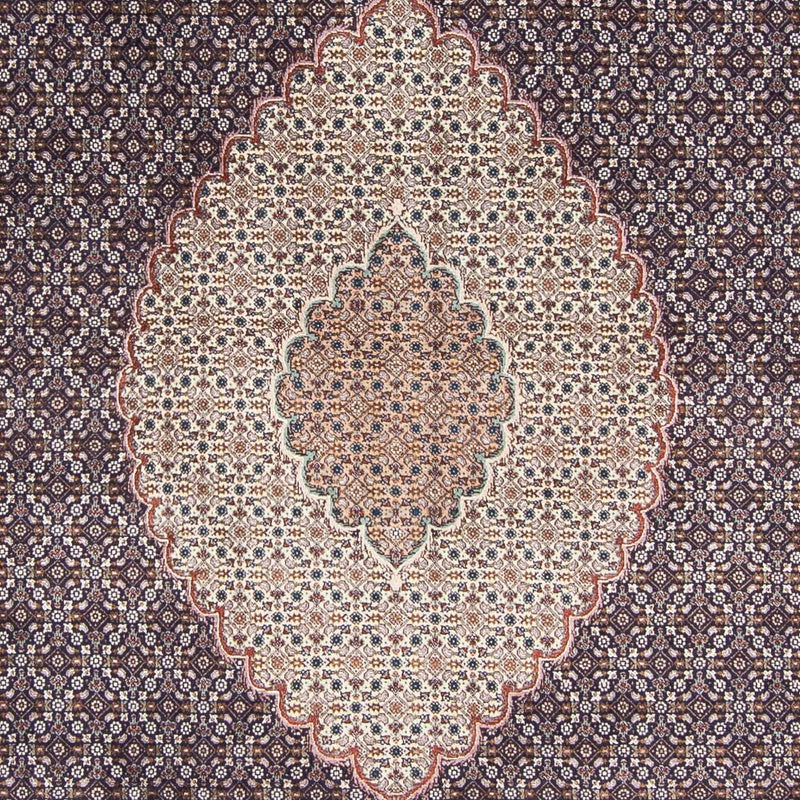 Alfombra persa - Tabriz - 303 x 196 cm - azul oscuro