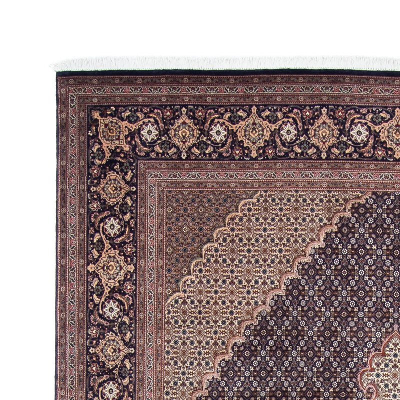 Alfombra persa - Tabriz - 303 x 196 cm - azul oscuro