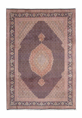 Alfombra persa - Tabriz - 296 x 205 cm - azul oscuro