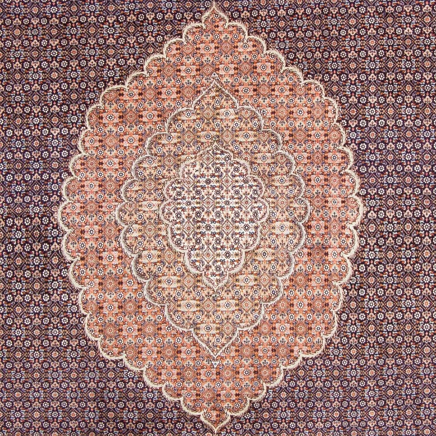 Alfombra persa - Tabriz - 296 x 205 cm - azul oscuro