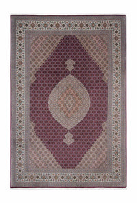 Alfombra persa - Tabriz - 303 x 204 cm - rojo oscuro