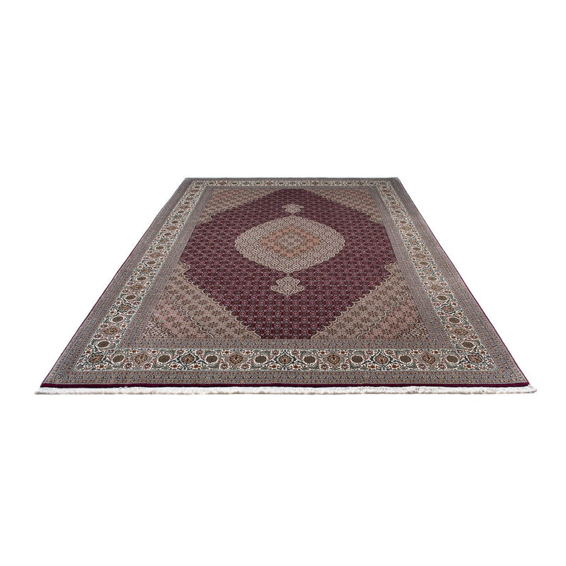 Alfombra persa - Tabriz - 303 x 204 cm - rojo oscuro