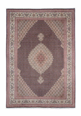 Alfombra persa - Tabriz - 300 x 202 cm - azul oscuro