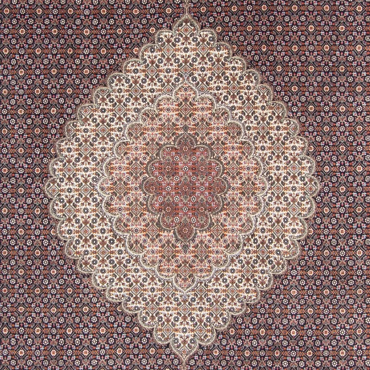Alfombra persa - Tabriz - 300 x 202 cm - azul oscuro