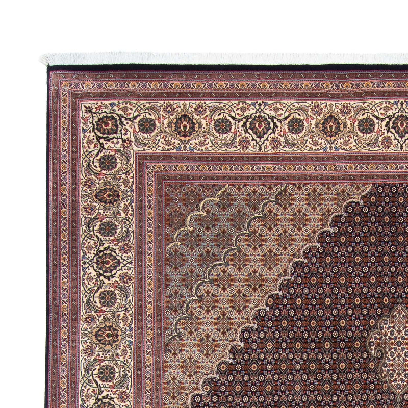 Alfombra persa - Tabriz - 307 x 206 cm - azul oscuro