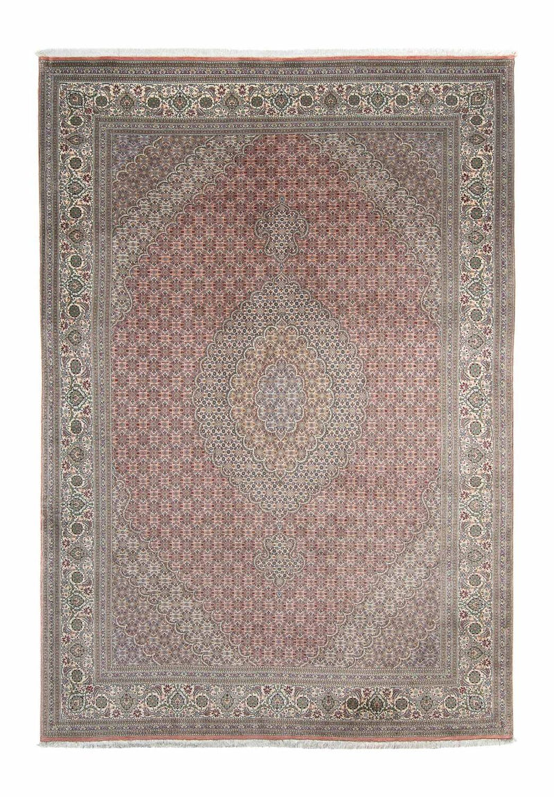Alfombra persa - Tabriz - 292 x 200 cm - rojo claro
