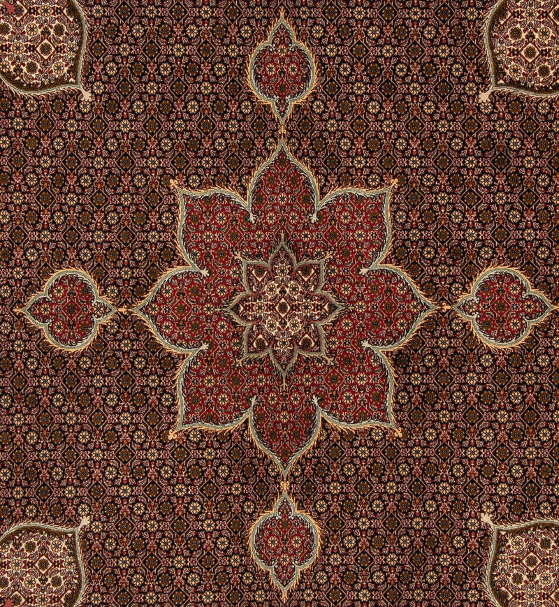Alfombra persa - Tabriz cuadrado  - 211 x 204 cm - multicolor