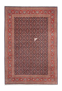 Alfombra persa - Tabriz - 295 x 202 cm - azul oscuro