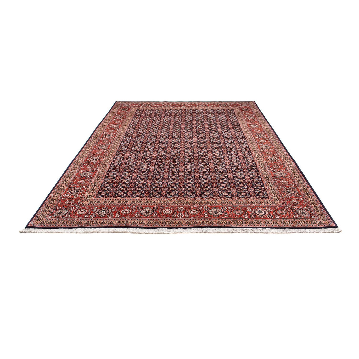 Alfombra persa - Tabriz - 295 x 202 cm - azul oscuro