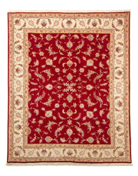 Alfombra Persa - Tabriz - Real - 255 x 204 cm - rojo oscuro