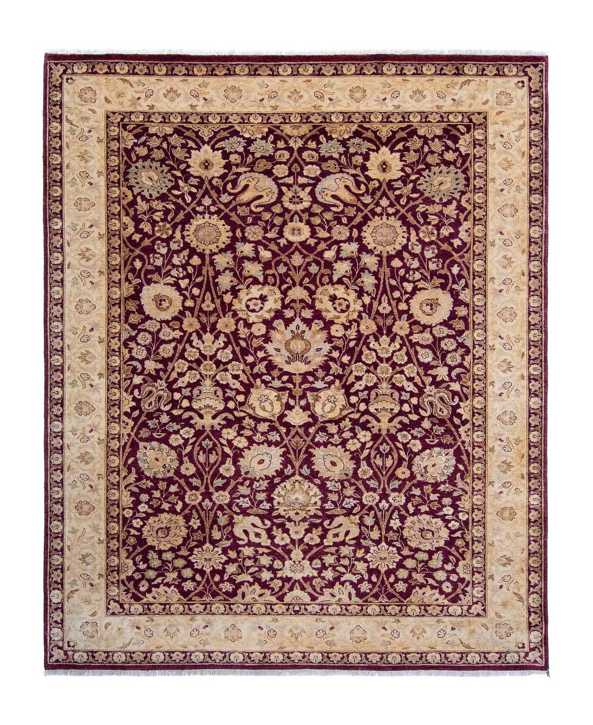 Alfombra Ziegler - 281 x 228 cm - rojo oscuro