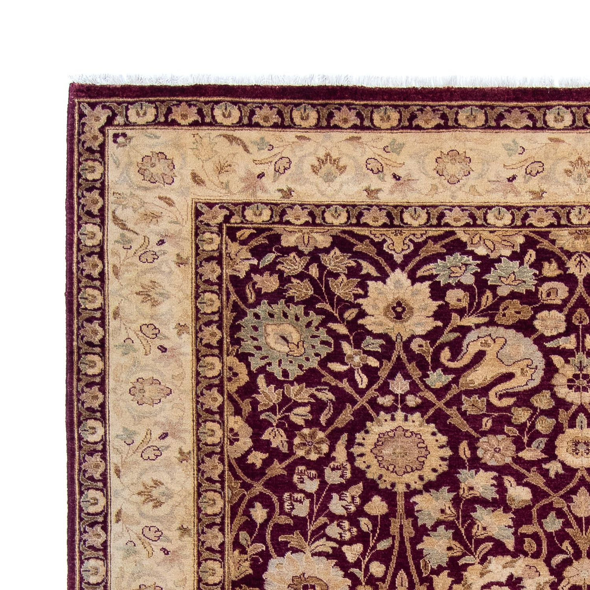 Alfombra Ziegler - 281 x 228 cm - rojo oscuro