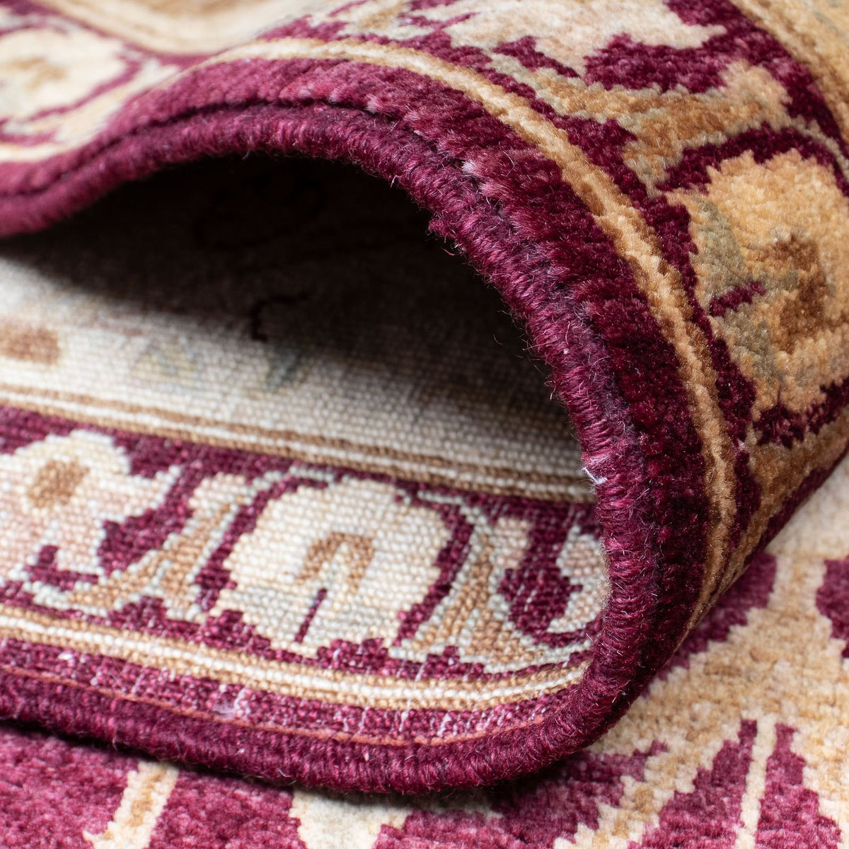 Alfombra Ziegler - 281 x 228 cm - rojo oscuro