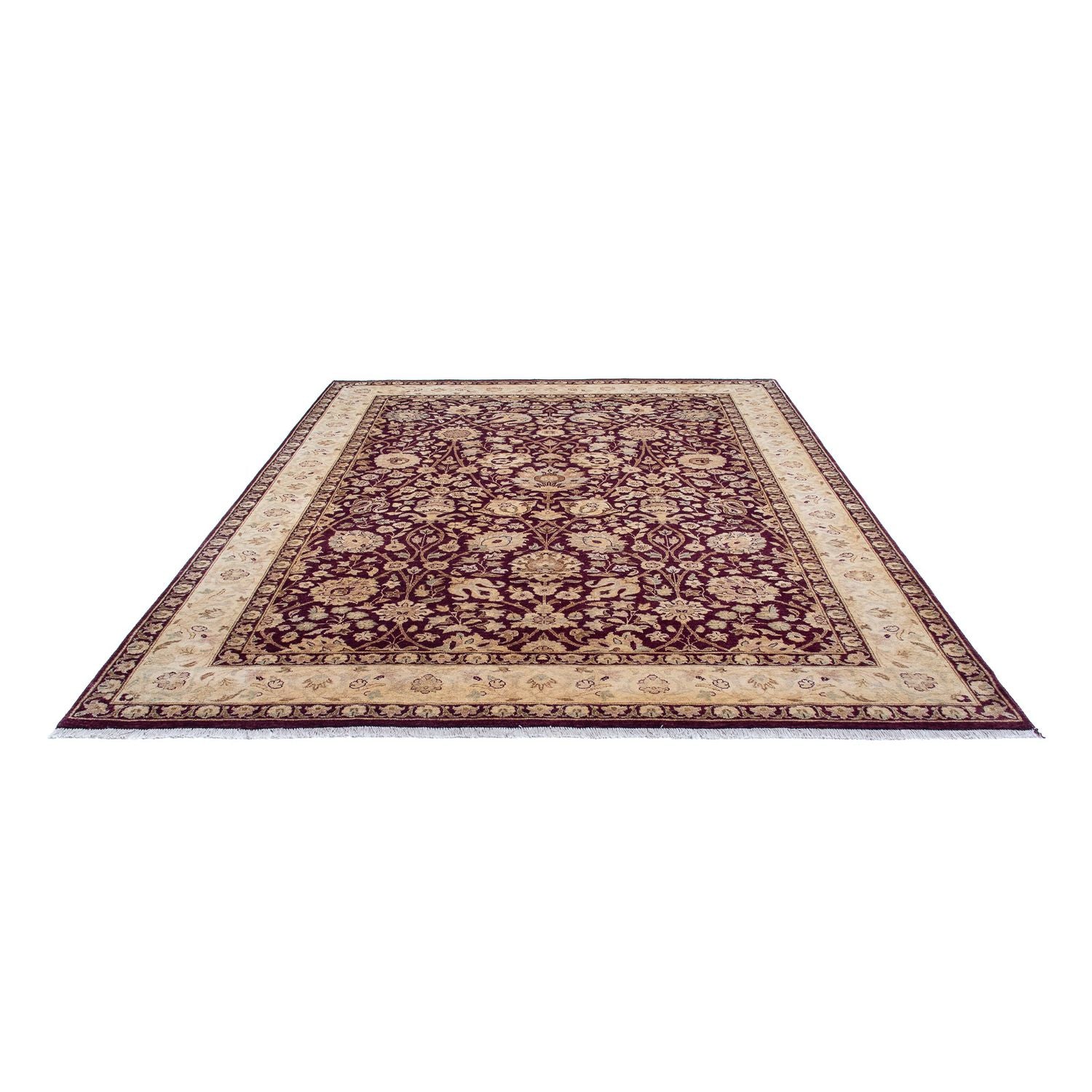 Alfombra Ziegler - 281 x 228 cm - rojo oscuro