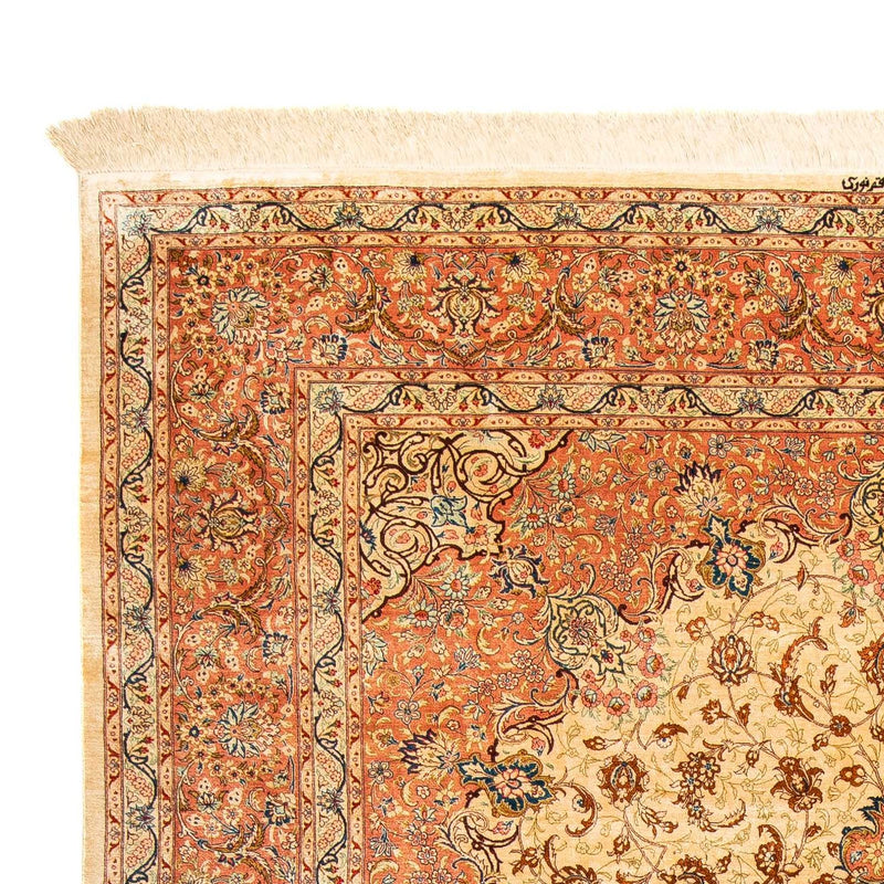 Alfombra persa - Ghom - 296 x 200 cm - beige