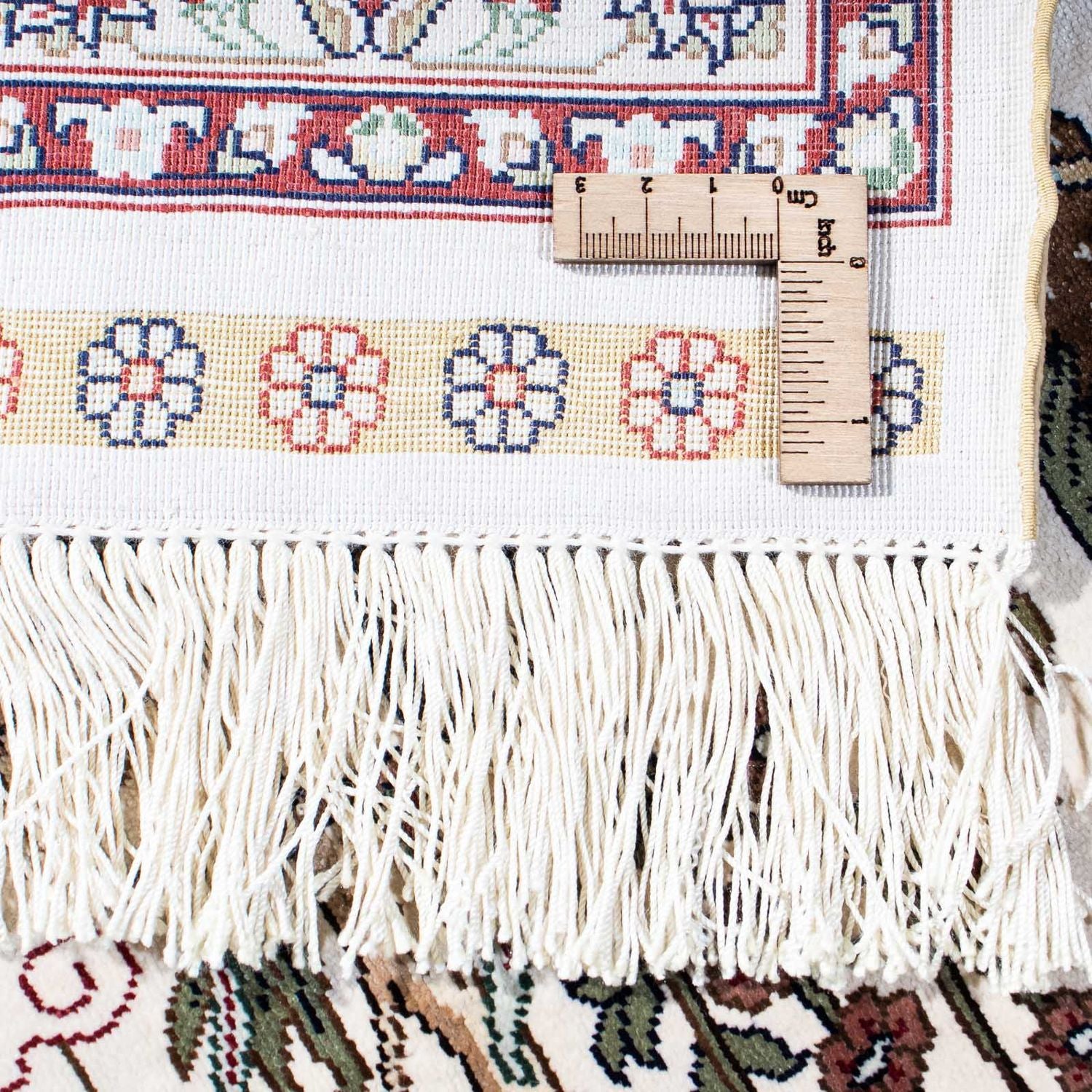 Alfombra oriental - Hereke - 244 x 169 cm - beige