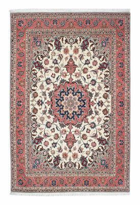 Alfombra Persa - Tabriz - Real - 229 x 151 cm - beige