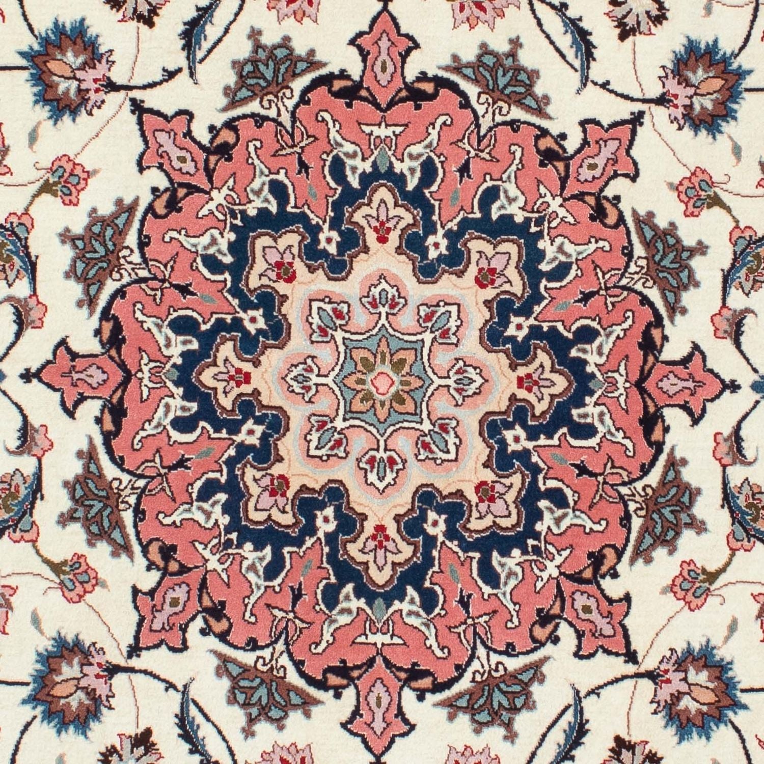 Alfombra Persa - Tabriz - Real - 229 x 151 cm - beige