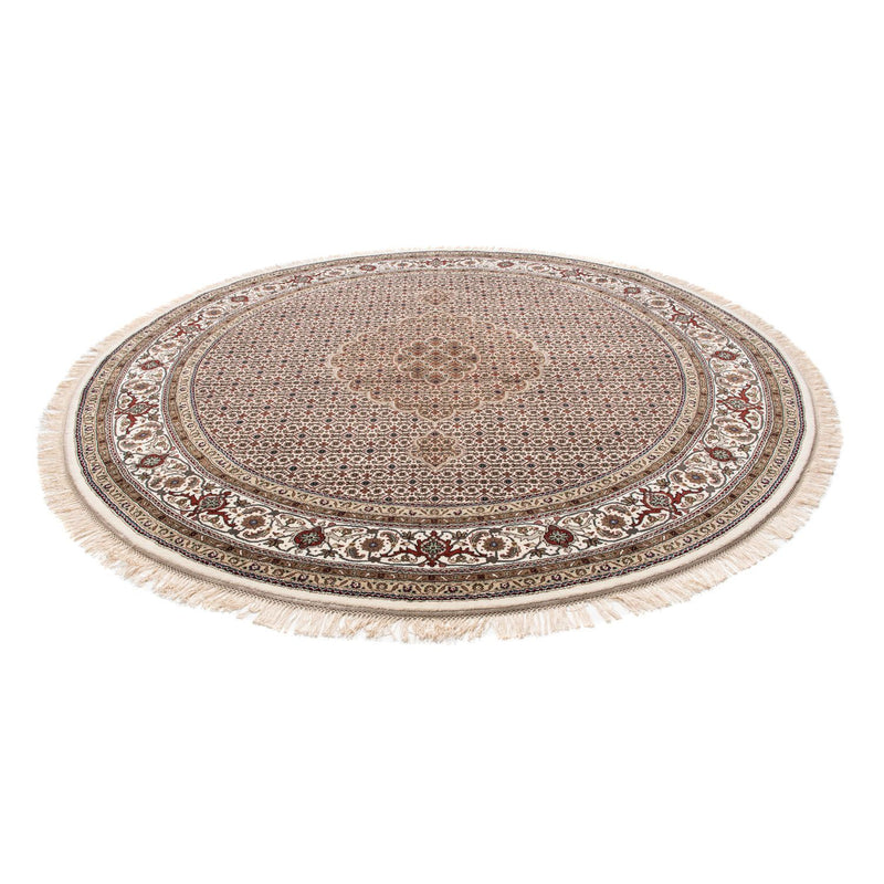 Alfombra persa - Tabriz redondo  - 248 x 247 cm - beige