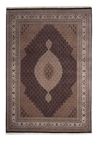 Alfombra persa - Tabriz - 344 x 241 cm - azul oscuro