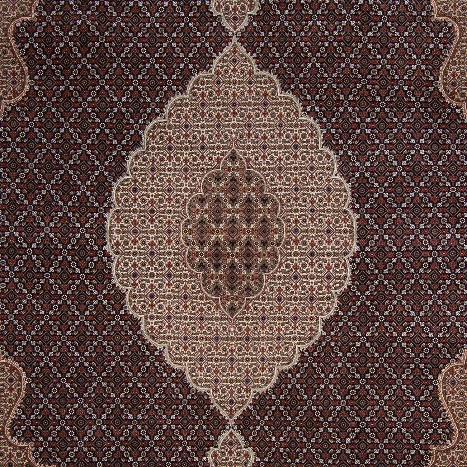 Alfombra persa - Tabriz - 344 x 241 cm - azul oscuro
