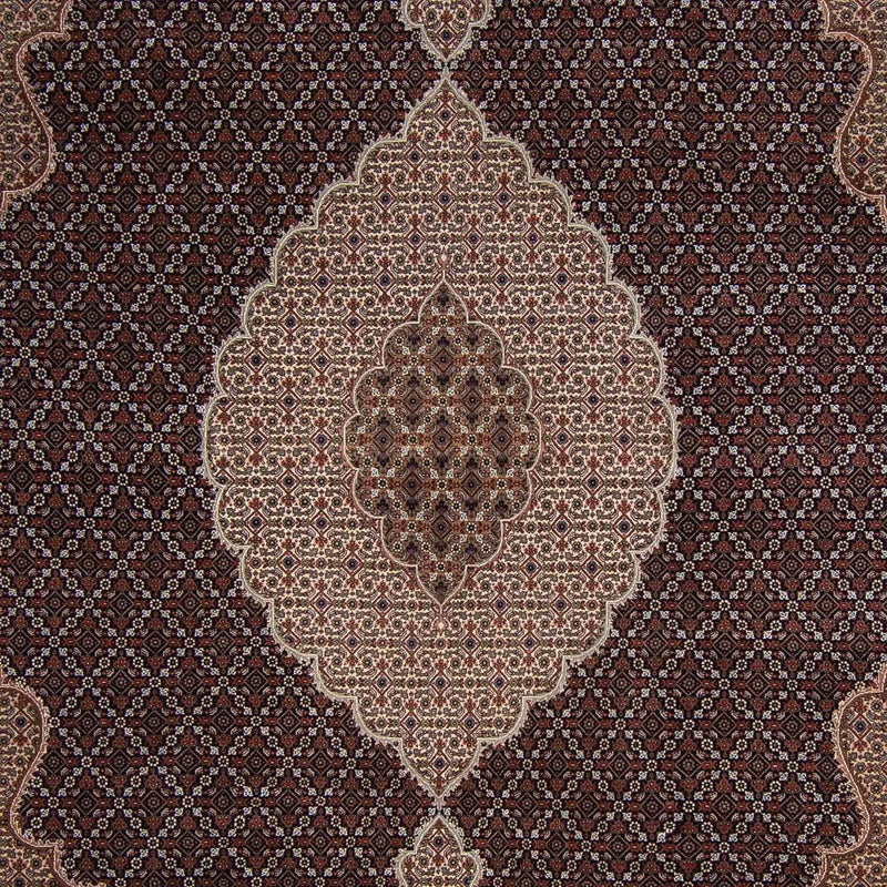 Alfombra persa - Tabriz - 344 x 241 cm - azul oscuro