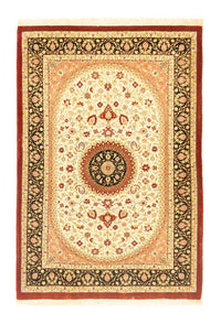 Alfombra persa - Ghom - 154 x 107 cm - beige