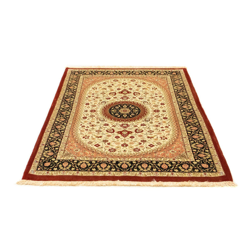 Alfombra persa - Ghom - 154 x 107 cm - beige