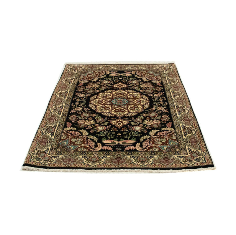 Alfombra persa - Ghom - 166 x 105 cm - negro