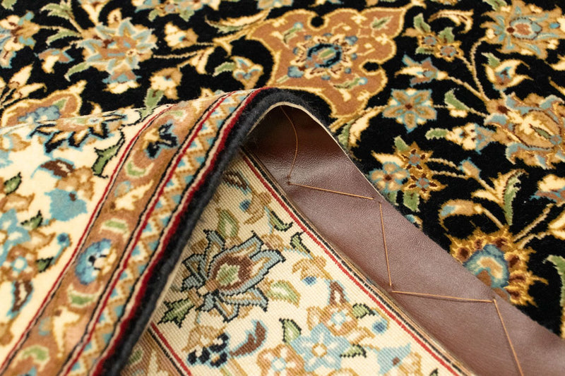 Alfombra persa - Ghom - 160 x 102 cm - negro