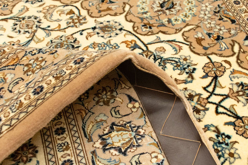 Alfombra persa - Ghom - 156 x 107 cm - beige