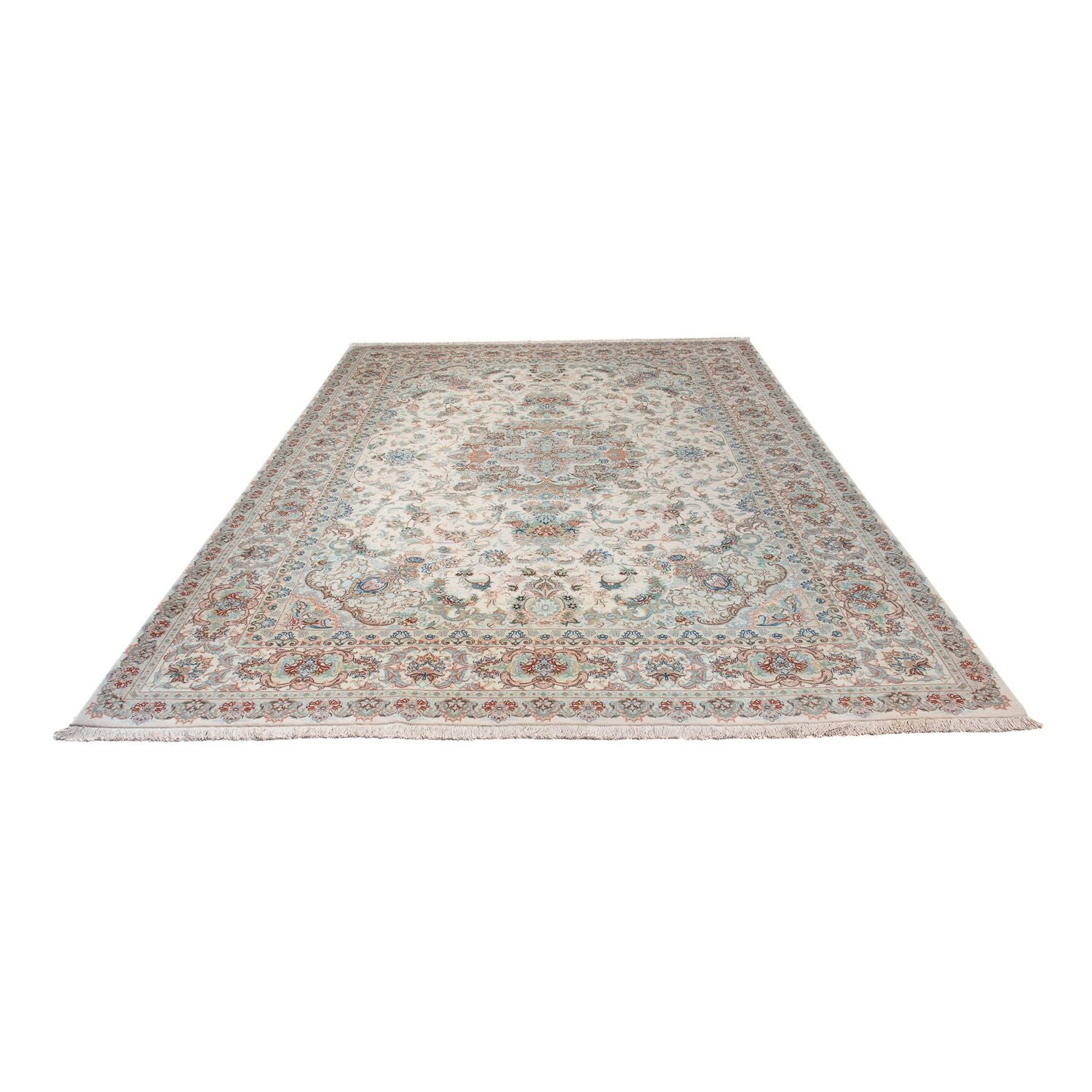 Alfombra Persa - Tabriz - Real - 362 x 251 cm - beige