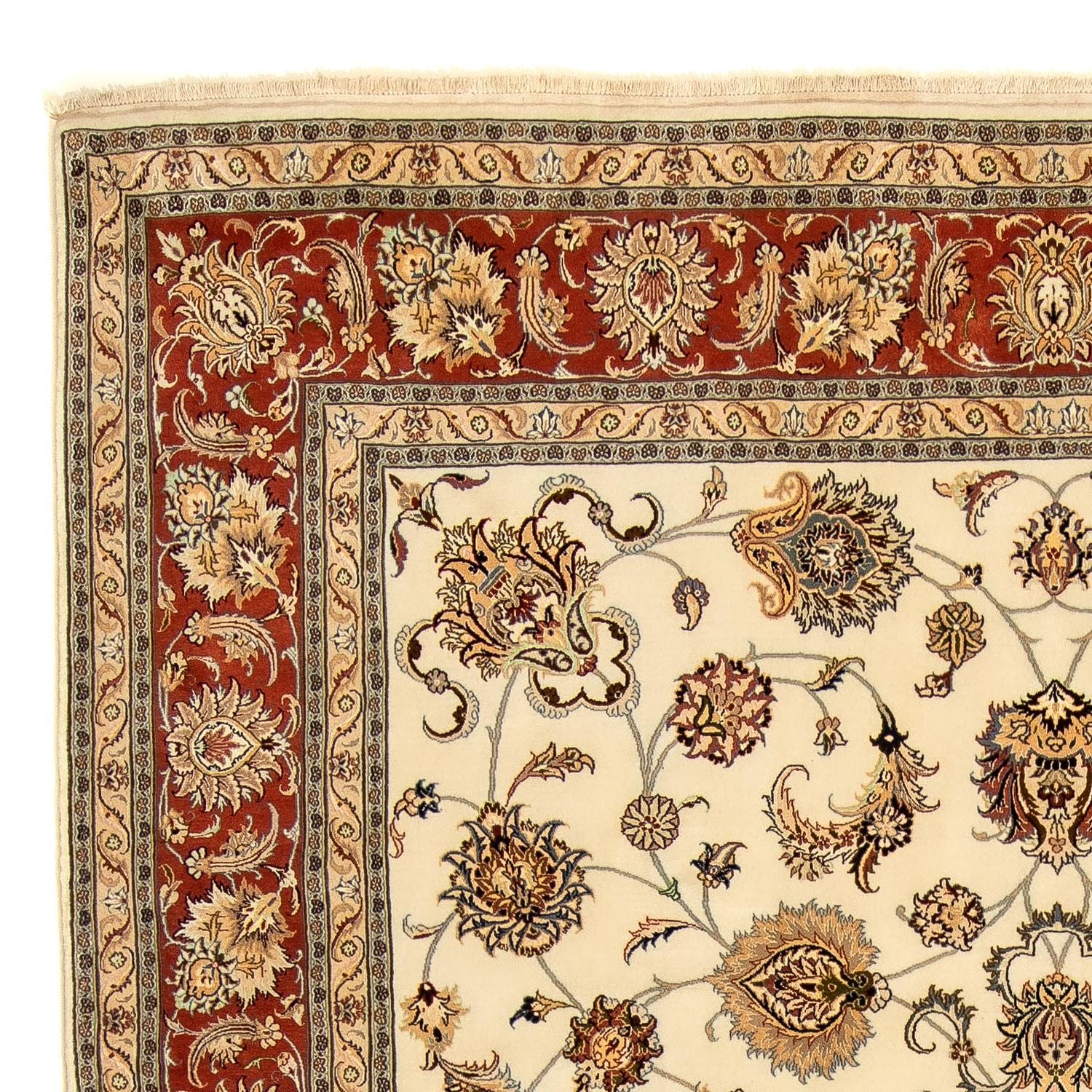 Alfombra Persa - Tabriz - Real - 363 x 245 cm - beige