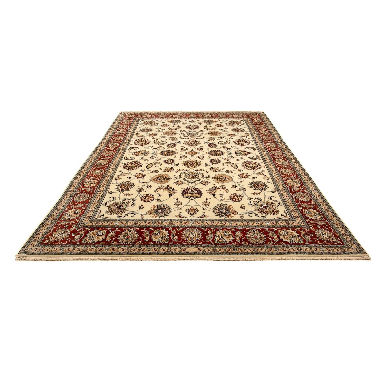 Alfombra Persa - Tabriz - Real - 363 x 245 cm - beige