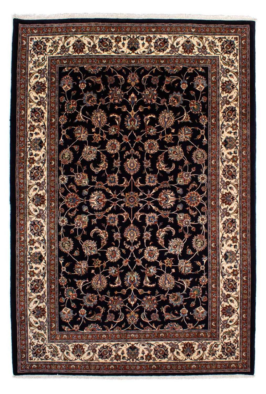 Alfombra persa - Clásica - 280 x 201 cm - azul oscuro