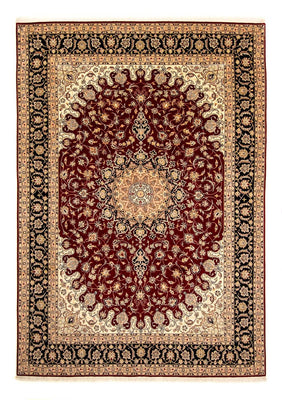 Alfombra Persa - Tabriz - Real - 348 x 254 cm - rojo oscuro