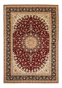 Alfombra Persa - Tabriz - Real - 348 x 254 cm - rojo oscuro